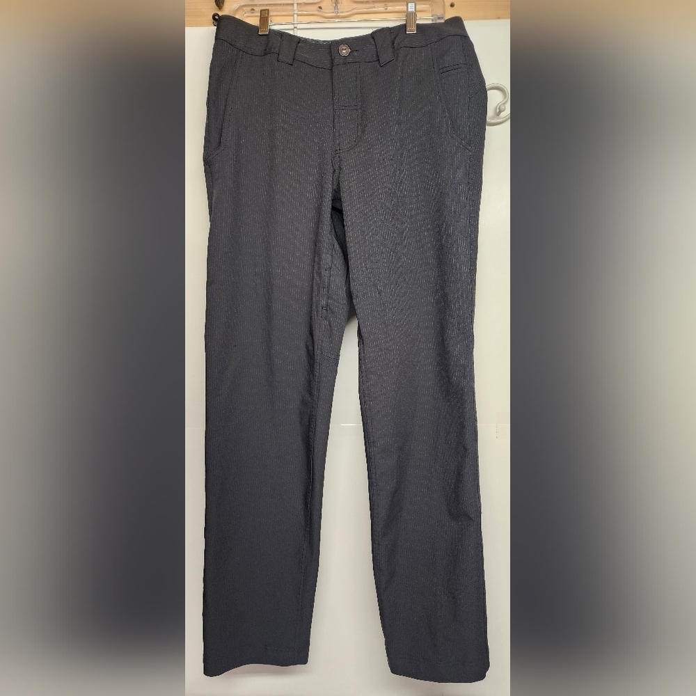 Lululemon Athletica dark gray mens sz 34/33 5 pocket comfy stylish dress pants
